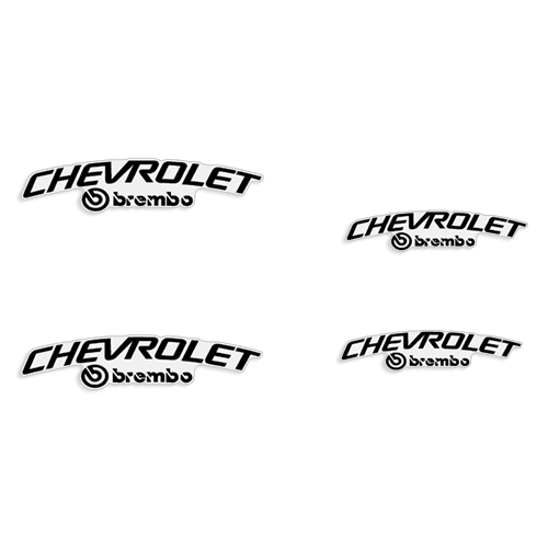 Chevrolet Brembo Brake Caliper Decals - Any Color! 