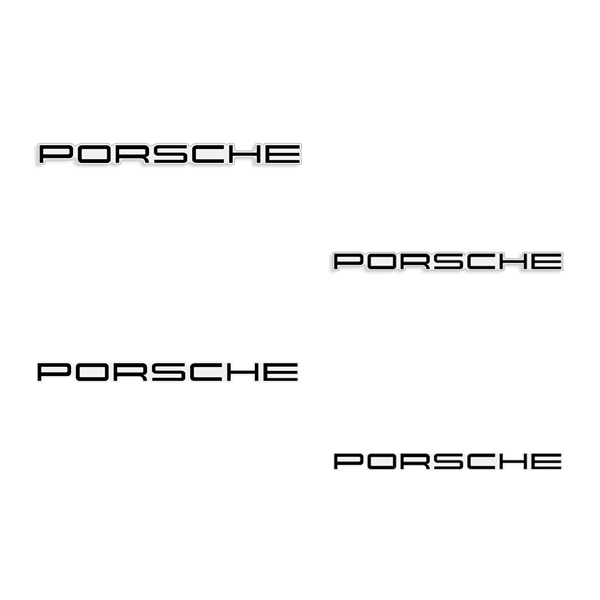 Porsche Brake Caliper Decals - Any Color! 